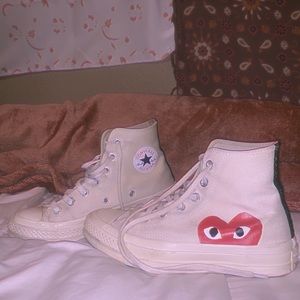 Converse Comme de Garçons Heart shoes!